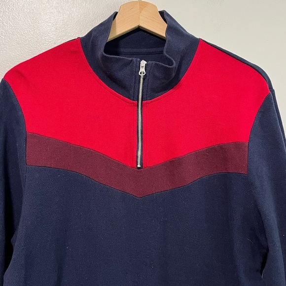Frank And Oak Men’s Half-Zip Sweatshirt - Size M - Picture 10 of 10